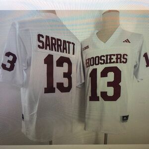 💝Elijah Sarratt White Stitched Jersey Vapor😳